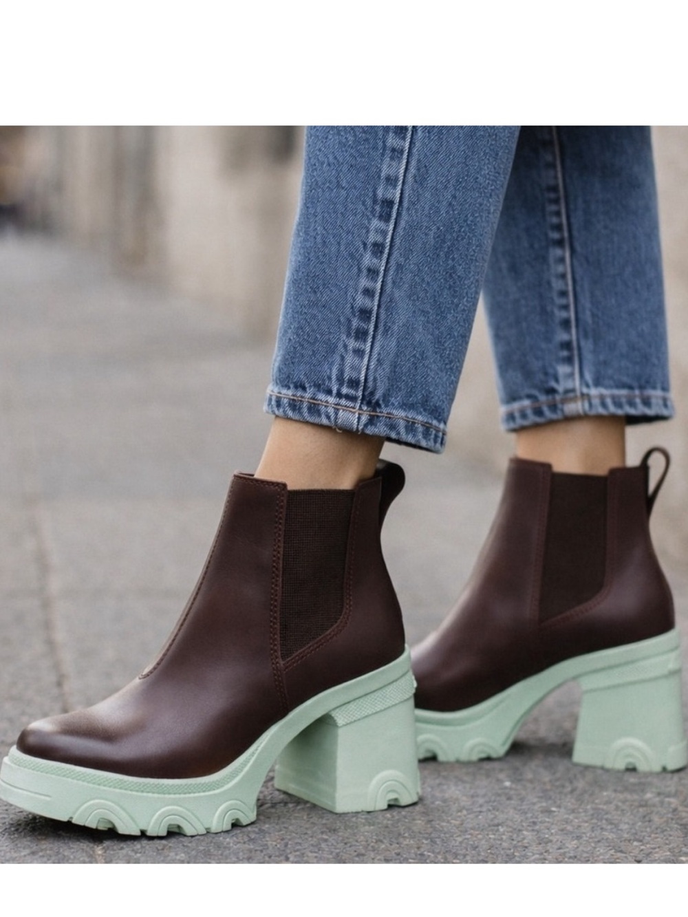 Sorel Brux Lug Sole Chelsea Boots-Excellent Condition 7.5